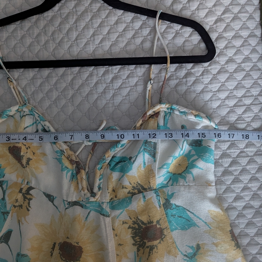 FREE PEOPLE Altura Floral Mini Dress Medium - Picture 12 of 13
